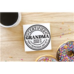 Ceramic Coaster - 10cm - Sarc75