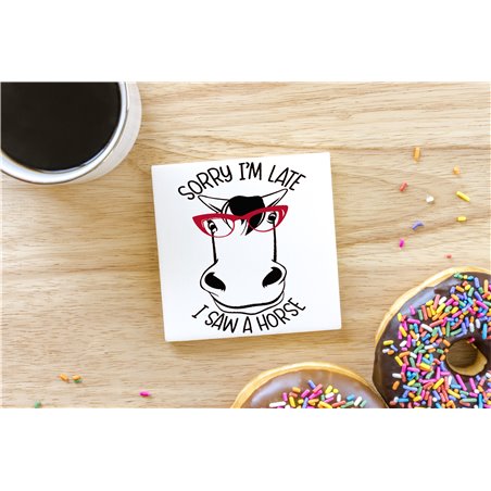 Ceramic Coaster - 10cm - Sarc80