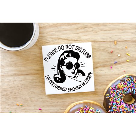 Ceramic Coaster - 10cm - Sarc81