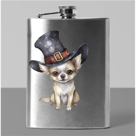 8 oz Hip Flask - Ch6