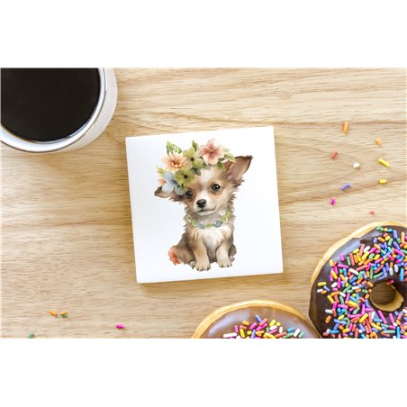 Ceramic Tile Coaster/ Trivet - Ch4