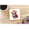 Ceramic Tile Coaster/ Trivet - Ch26