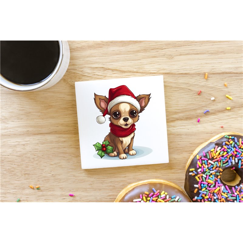 Ceramic Tile Coaster/ Trivet - Ch28