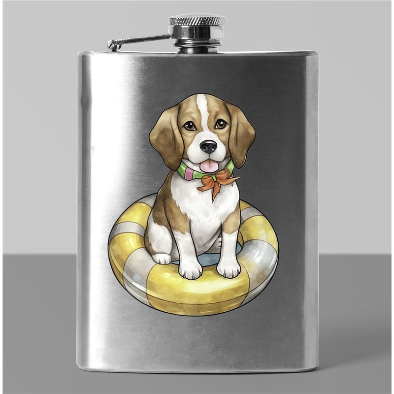 8 oz Hip Flask - be 6