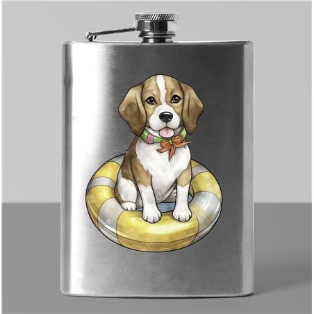 8 oz Hip Flask - be 6