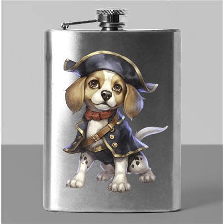 8 oz Hip Flask - be 40