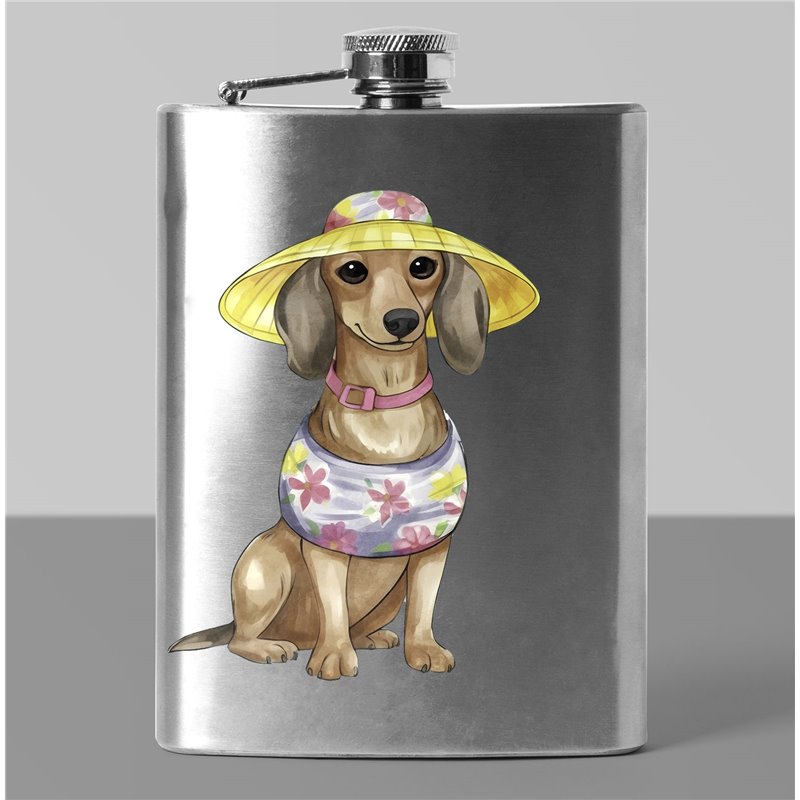 8 oz Hip Flask - da 7