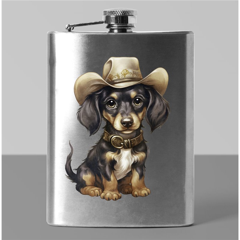8 oz Hip Flask - da 44