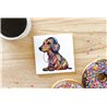 Ceramic Tile Coaster/ Trivet - da 3