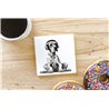 Ceramic Tile Coaster/ Trivet - gd 4