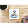 Ceramic Tile Coaster/ Trivet - gd 8