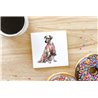 Ceramic Tile Coaster/ Trivet - gd 47