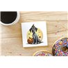 Ceramic Tile Coaster/ Trivet - gd 54