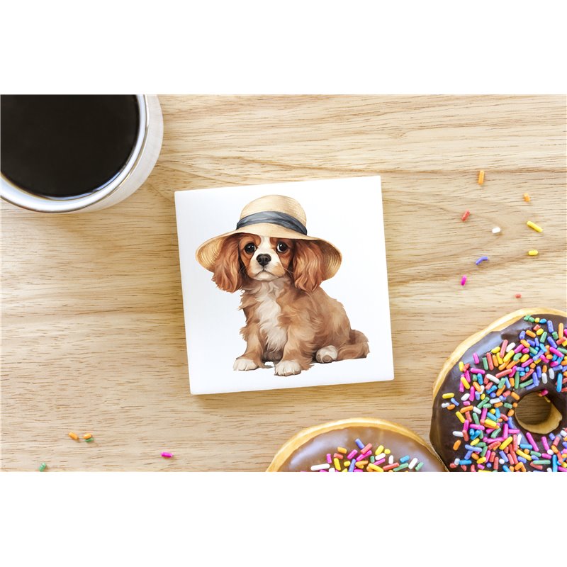 Ceramic Tile Coaster/ Trivet - kc 38