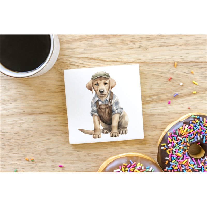 Ceramic Tile Coaster/ Trivet - la 40