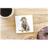 Ceramic Tile Coaster/ Trivet - la 40