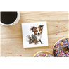 Ceramic Tile Coaster/ Trivet - sh 1