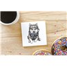 Ceramic Tile Coaster/ Trivet - sh 17