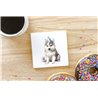 Ceramic Tile Coaster/ Trivet - sh 37