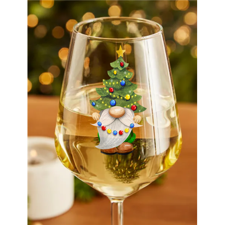 Wine Glass  Christmas Gnomes (2)