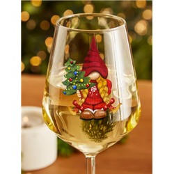 Wine Glass  Christmas Gnomes (9)
