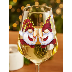 Wine Glass  Christmas Gnomes (11)
