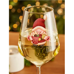 Wine Glass  Christmas Gnomes (27)