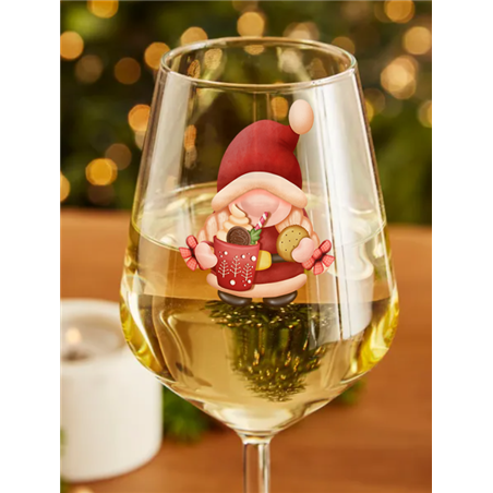 Wine Glass  Christmas Gnomes (27)