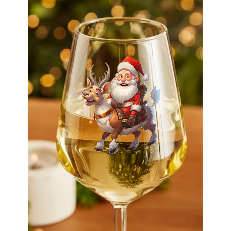 Wine Glass  Christmas Gnomes (30)