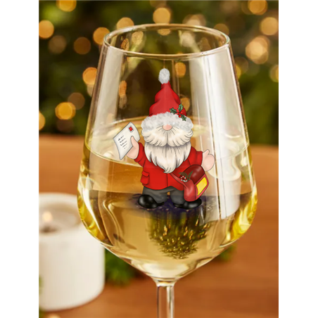Wine Glass  Christmas Gnomes (31)