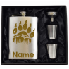 8 oz Hip Flask Gift Set 