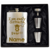 8 oz Hip Flask Gift Set 