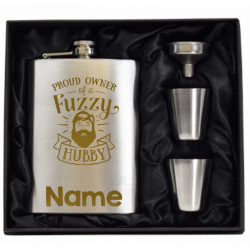 8 oz Hip Flask Gift Set 