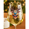 Wine Glass - Crazy Deer 5