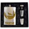 8 oz Hip Flask Gift Set 
