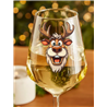 Wine Glass - Crazy Deer 8
