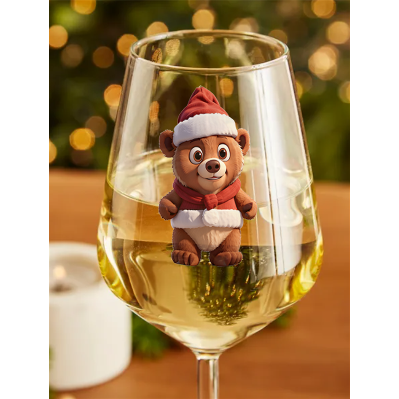 Wine Glass  - Bear 11