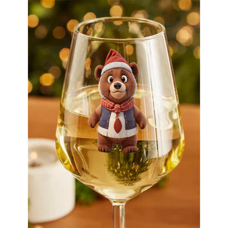 Wine Glass  - Bear 14