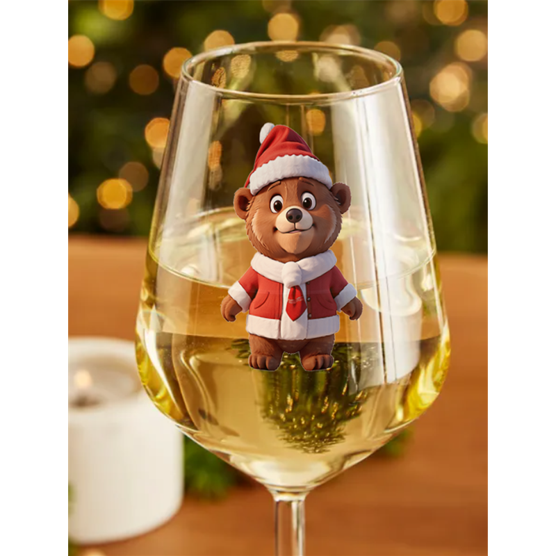 Wine Glass  - Bear 17