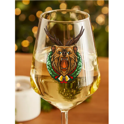 Wine Glass  - Bear 24