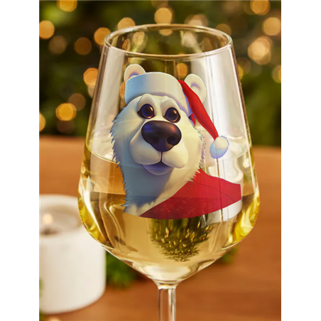Wine Glass  - Bear 26