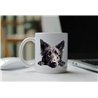 11oz mug  - peeking dog - Belgian Sheepdog
