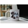 11oz mug  - peeking dog - Blue Lacy
