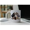 11oz mug  - peeking dog - Bluetick Coonhound