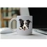 11oz mug  - peeking dog - Border Collie