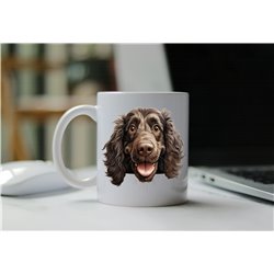 11oz mug  - peeking dog - Boykin Spaniel