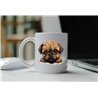 11oz mug  - peeking dog - Brussels Griffon