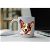11oz mug  - peeking dog - Cardigan Welsh Corgi