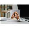11oz mug  - peeking dog - English Cocker Spaniel