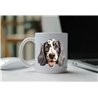 11oz mug  - peeking dog - English Setter